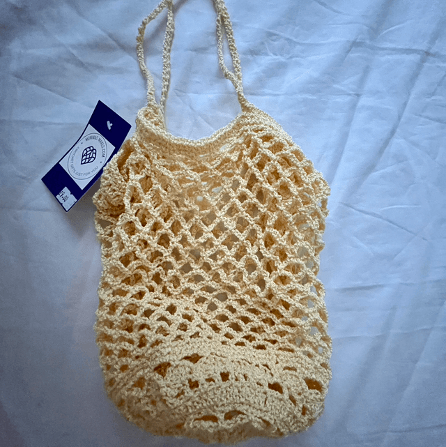 Shopping bag yellow