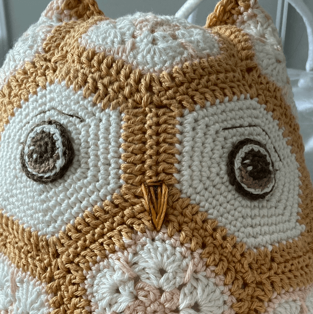 Owl Cushion ready to dispatch in different sizes & colours 