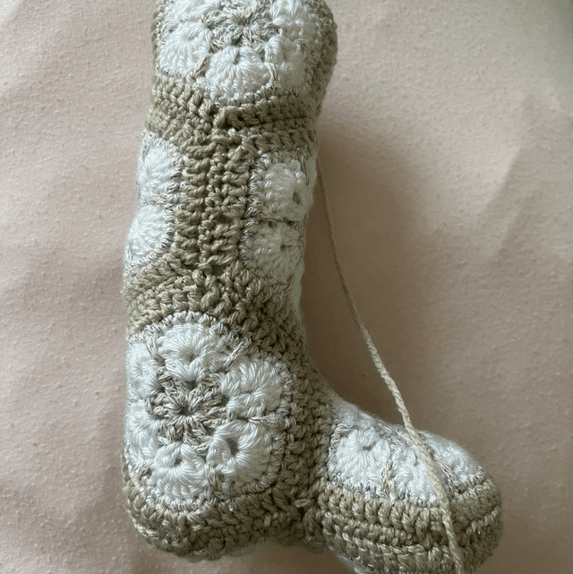 Beige African flower teddy Custom Order 