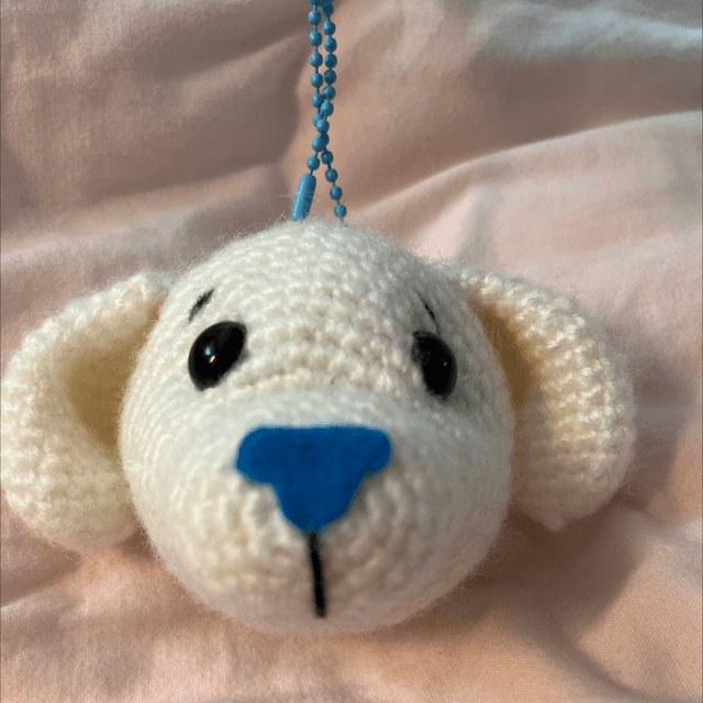 Dog keyring 